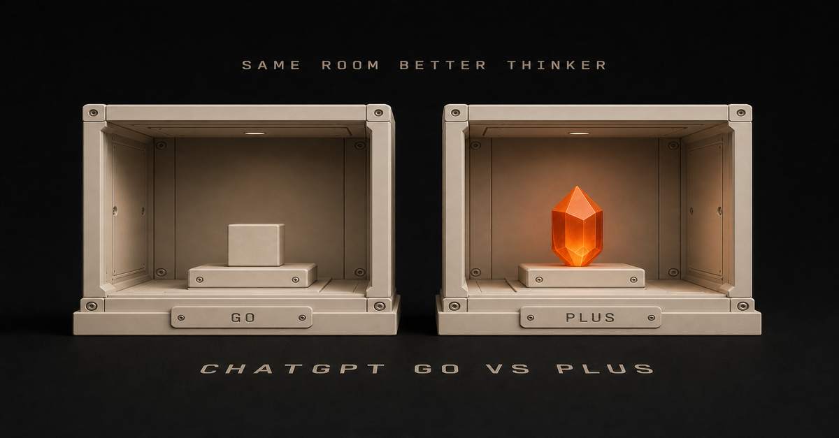 ChatGPT Go vs Plus: The Gap Is Astra and Sol, Not Reasoning (2026)