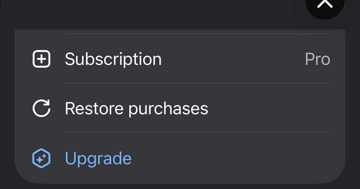 ChatGPT Pro subscription settings on my account